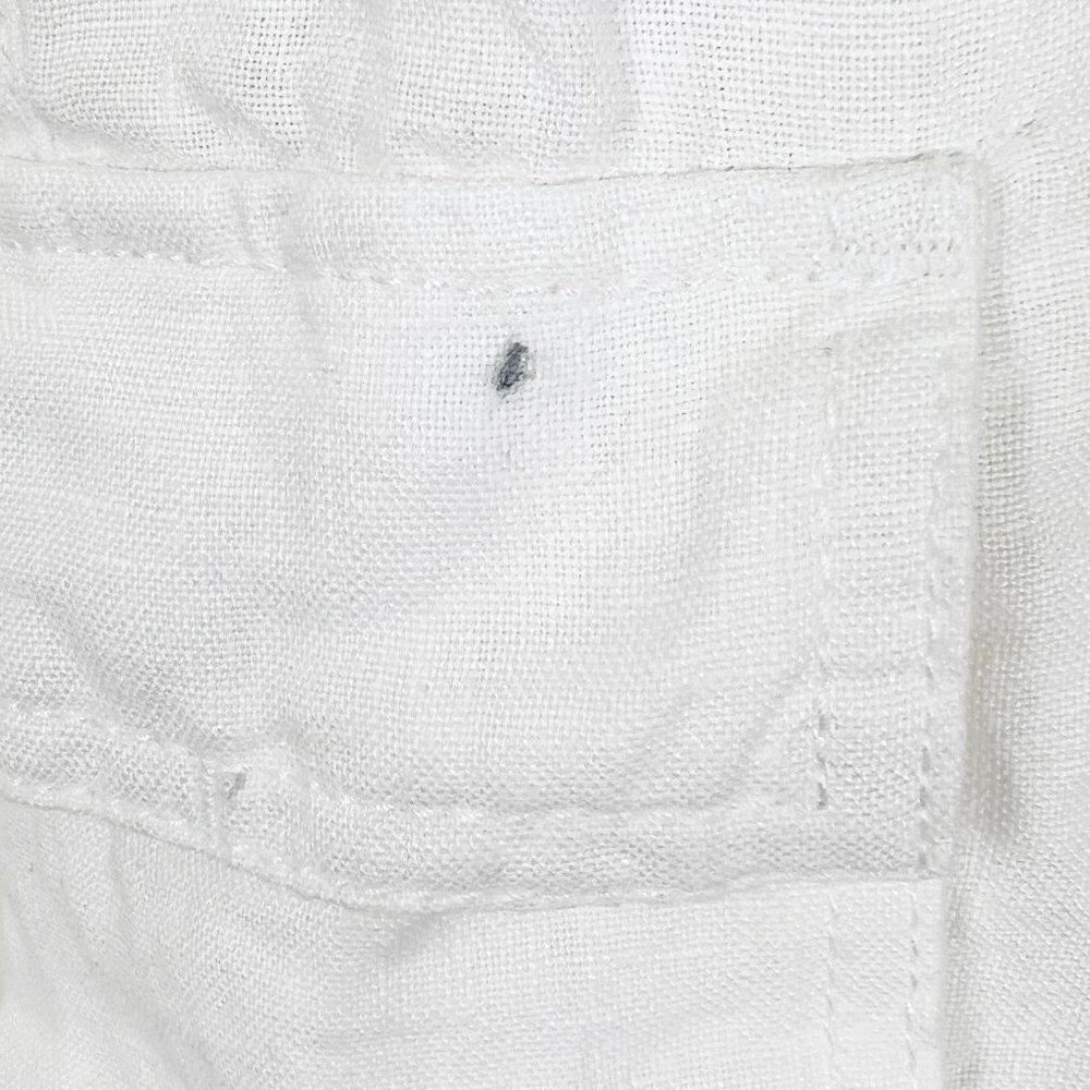 New Onia Linen Tom Cargo Shorts Beach Spring Summer Casual Utility Relaxed Fit - Picture 6 of 9